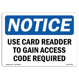 Use Card Reader To Gain Access Code Required