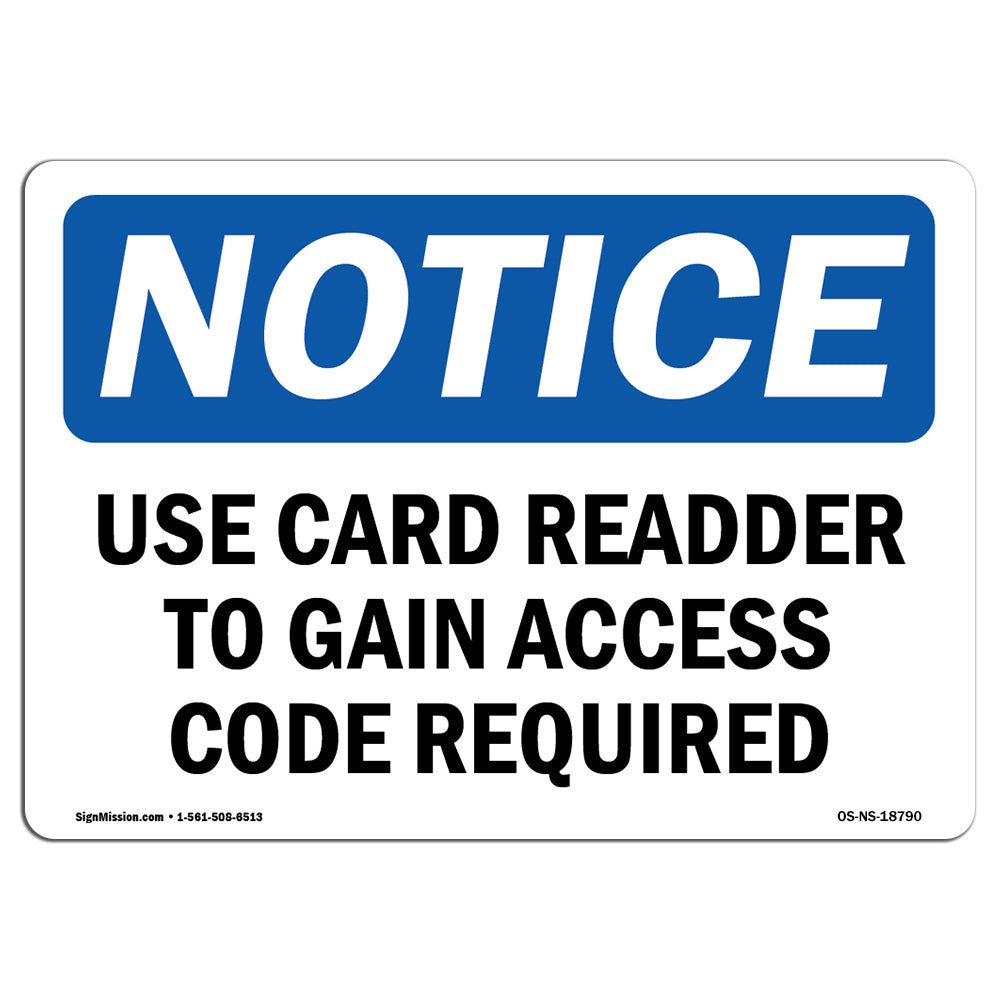 Use Card Reader To Gain Access Code Required