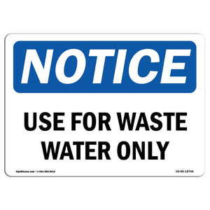 Use For Waste Water Only