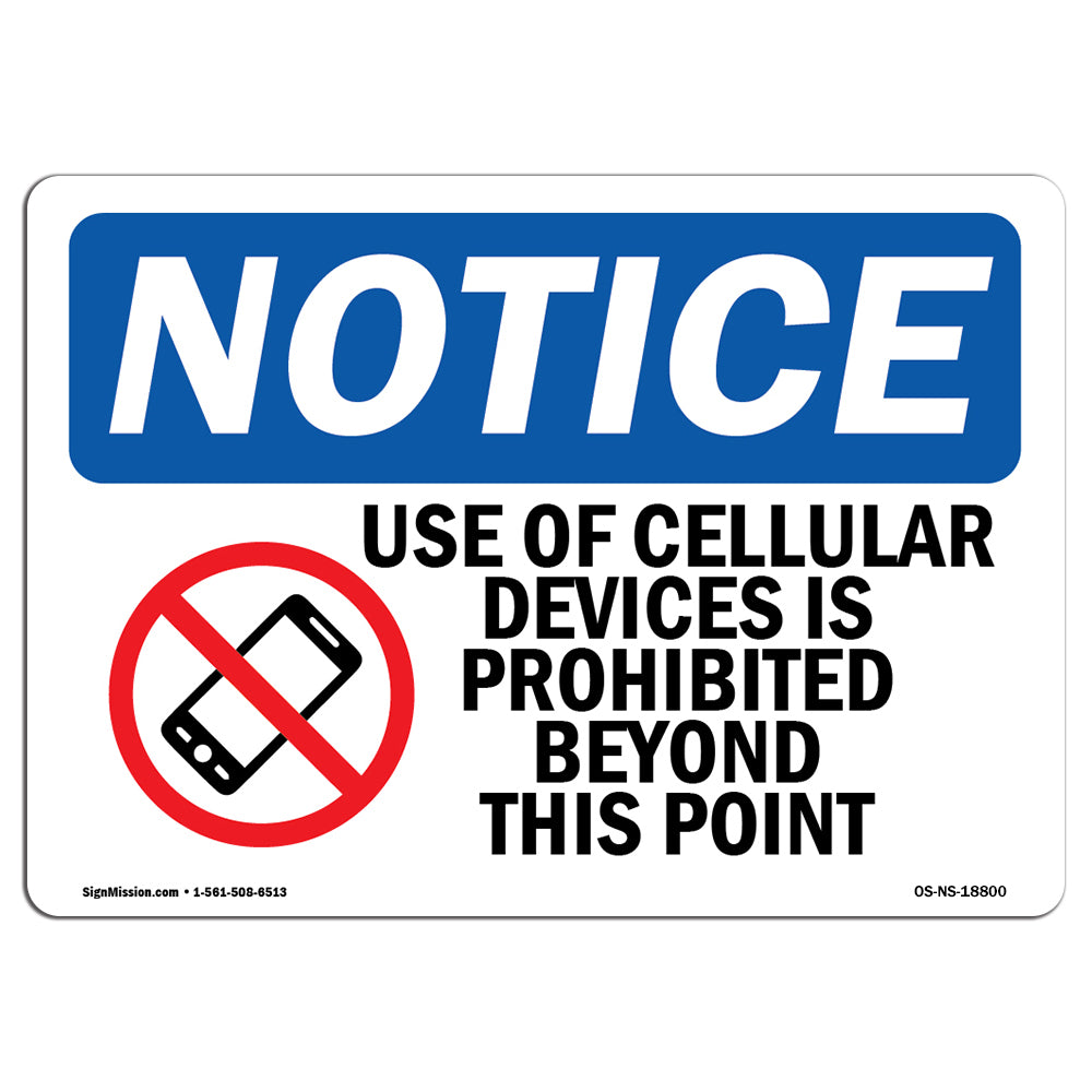 Use Of Cellular Devices Is Prohibited