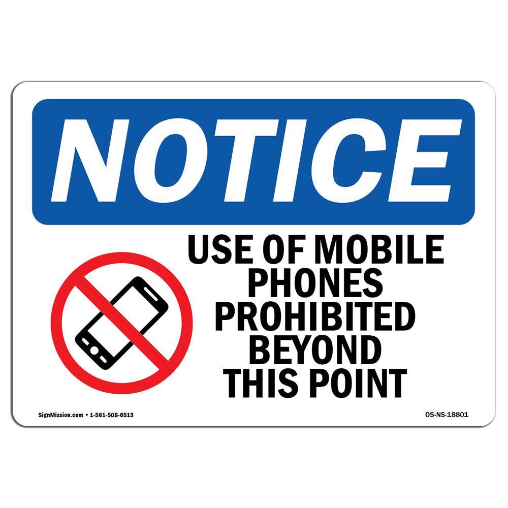 Use Of Mobile Phones Prohibited