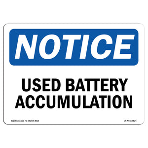 Used Battery Accumulation