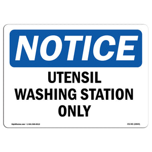 Utensil Washing Station Only