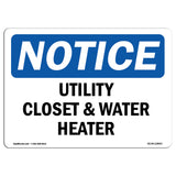 Utility Closet And Water Heater