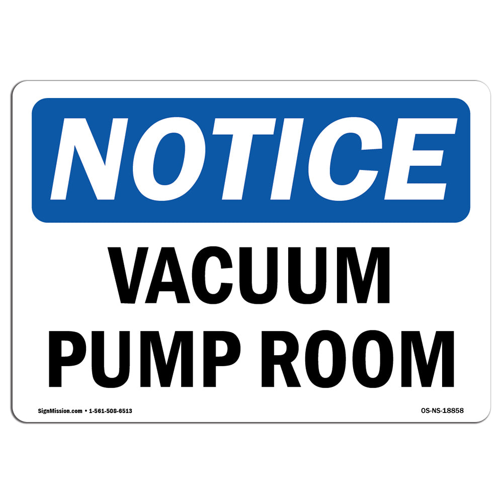 Vacuum Pump Room