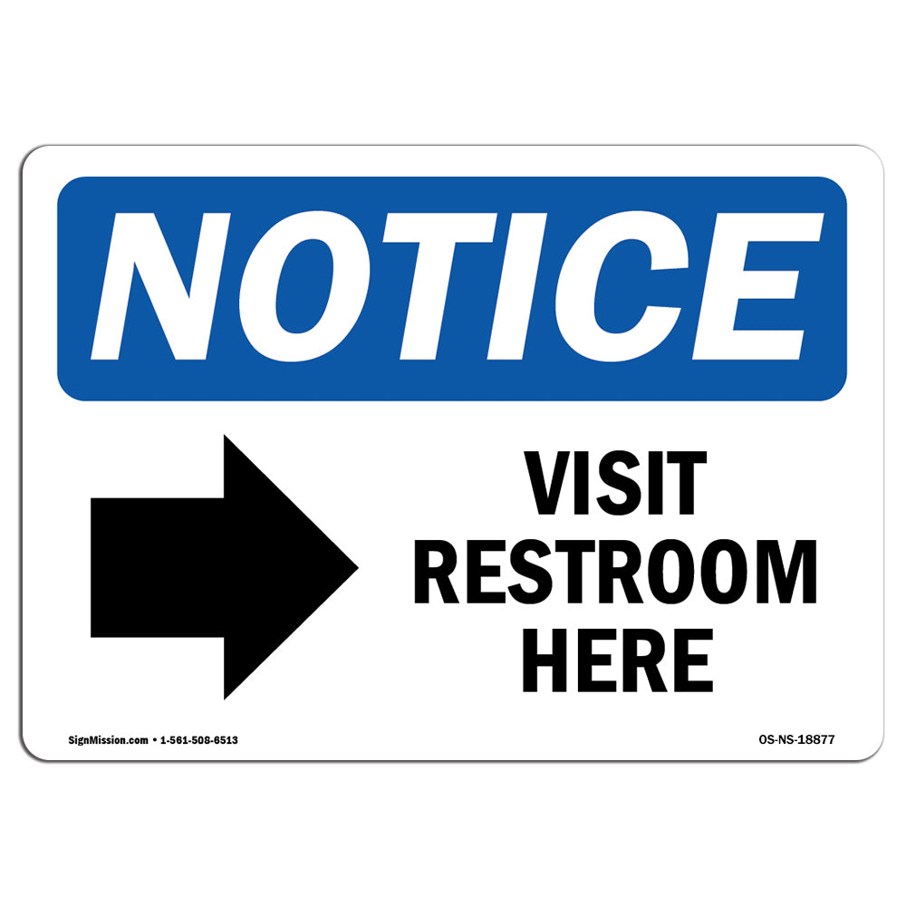 Visit Restroom Here [Right Arrow]