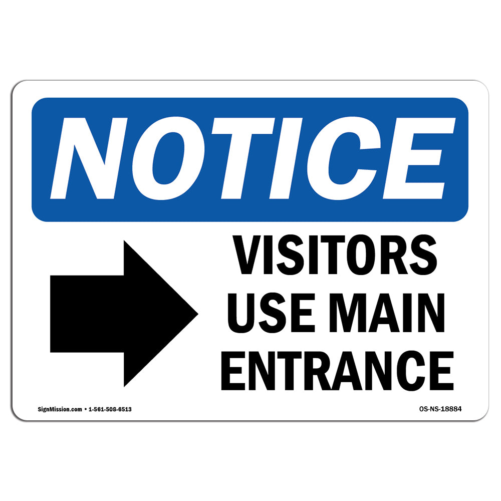 Visitors Use Main Entrance [Right