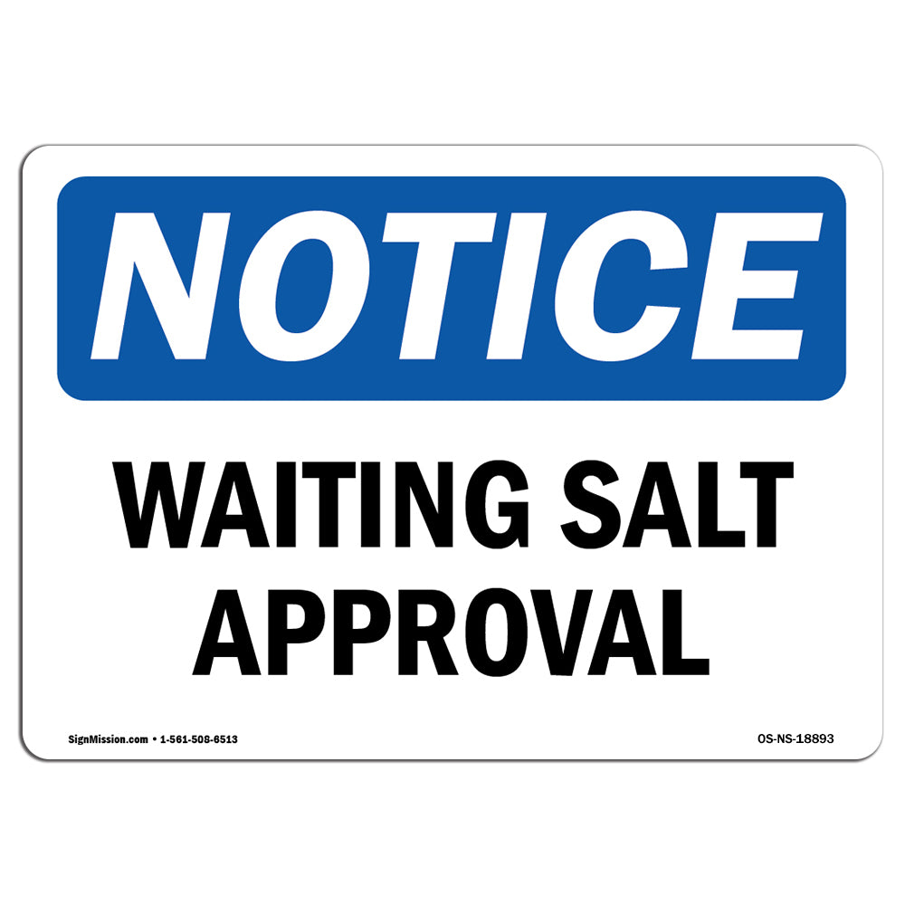 Waiting Salt Approval