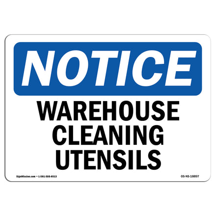 Warehouse Cleaning Utensils