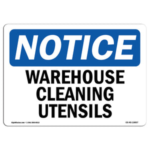 Warehouse Cleaning Utensils