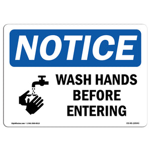 Wash Hands Before Entering