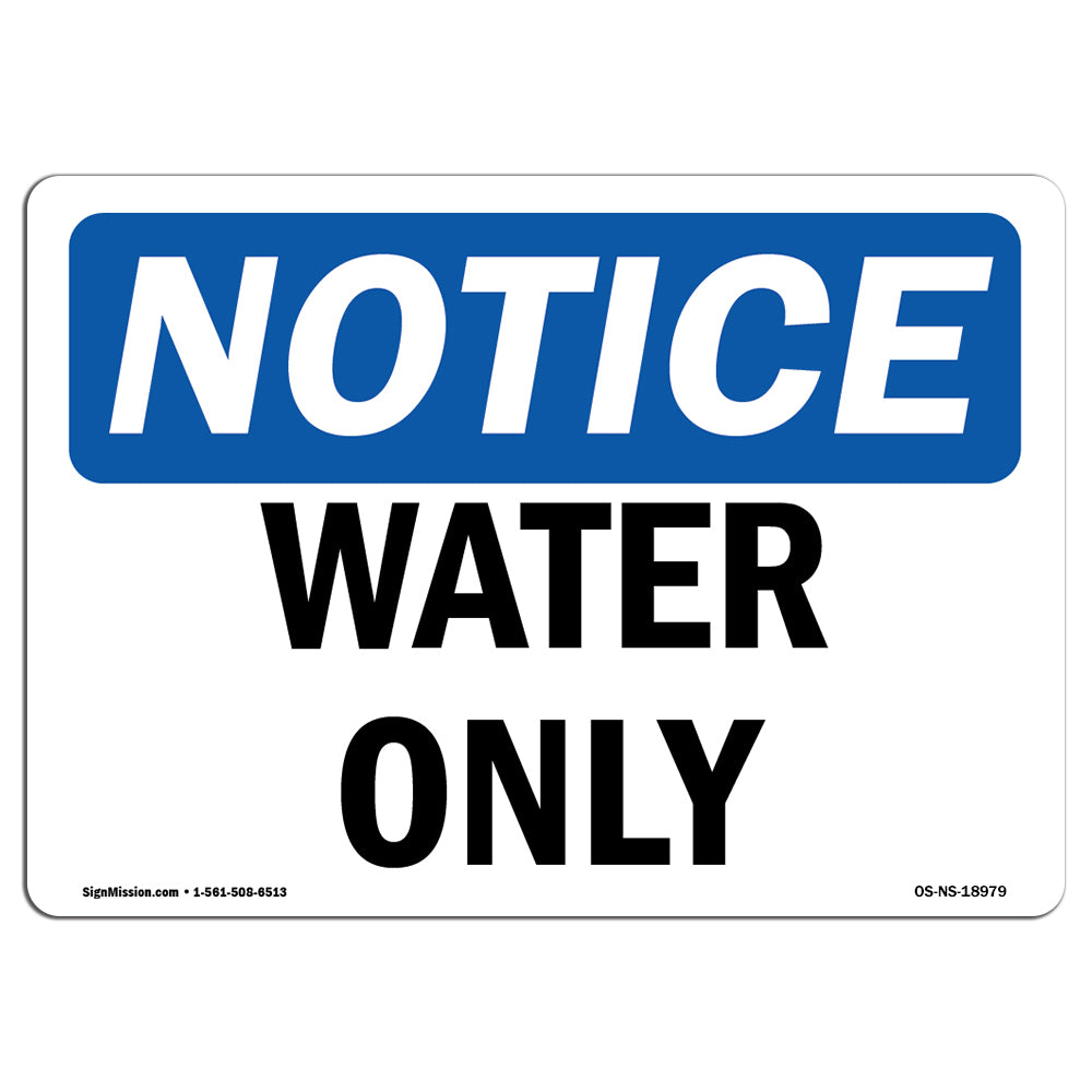 Water Only