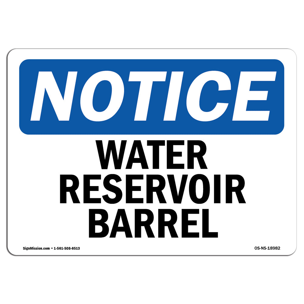 Water Reservoir Barrel