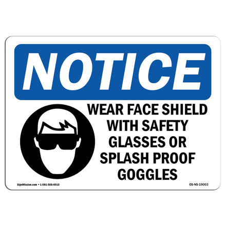 Wear Face Shield With Safety