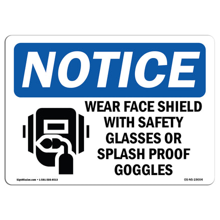 Wear Face Shield With Safety