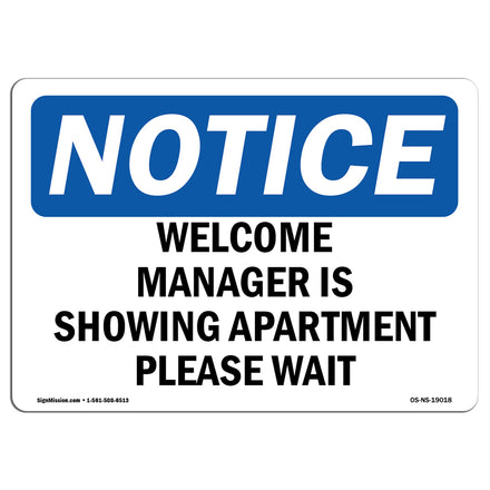 Welcome Manager Is Showing Apartment Please Wait