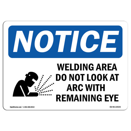 Welding Area Do Not Look At