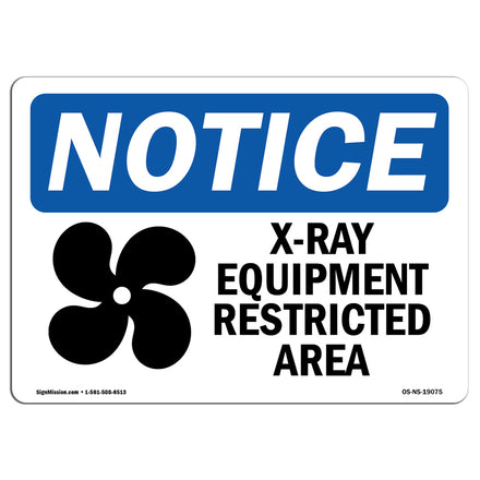 X-Ray Equipment Restricted Area