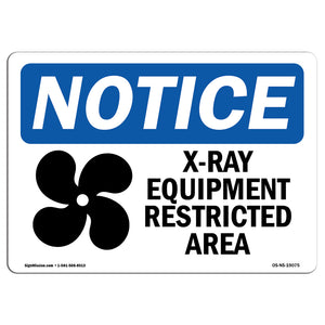 X-Ray Equipment Restricted Area