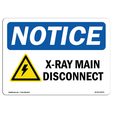 X-Ray Main Disconnect