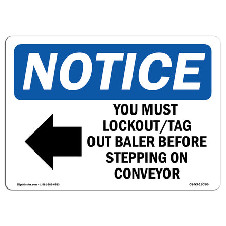 You Must Lockout Tag Out Baler