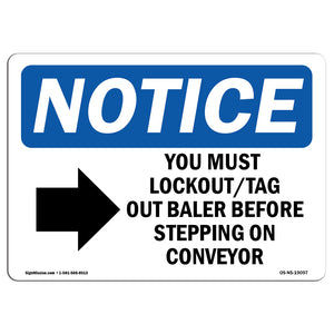 You Must Lockout Tag Out Baler