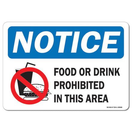 Food Or Drink Prohibited In This Area