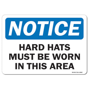 Hard Hats Must Be Worn In This Area