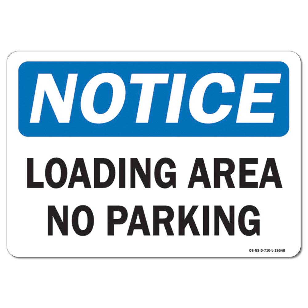 Loading Area No Parking