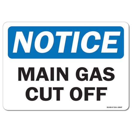 Main Gas Cut Off