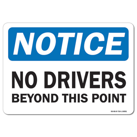 No Drivers Beyond This Point