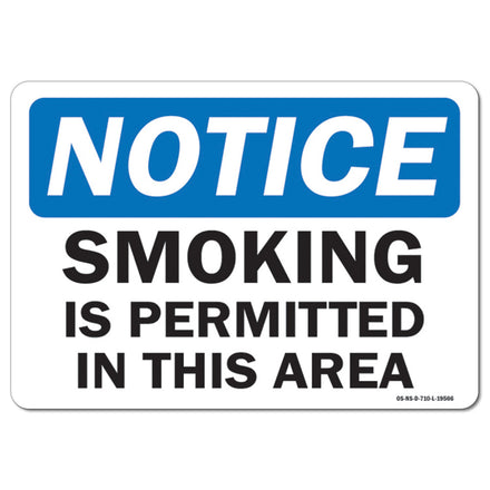 Smoking Is Permitted In This Area