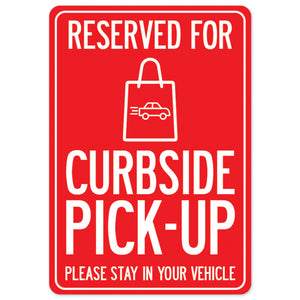 Reserved For Curbside Pick-up