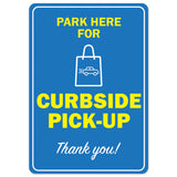 Park Here For Curbside Pick-up