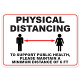 Physical Distancing To Support Public Health 6 Feet