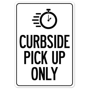 Clock Curbside Pick Up Only