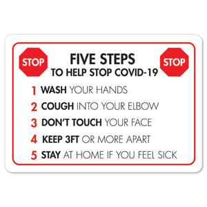 Five Steps To Help Stop COVID-19