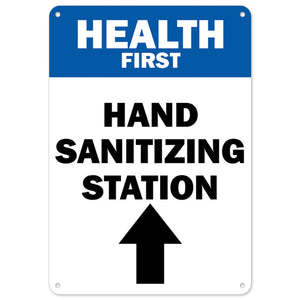 Health First Hand Sanitizing Station