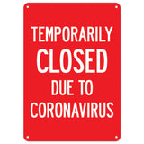 Temporarily Closed Due To Coronavirus