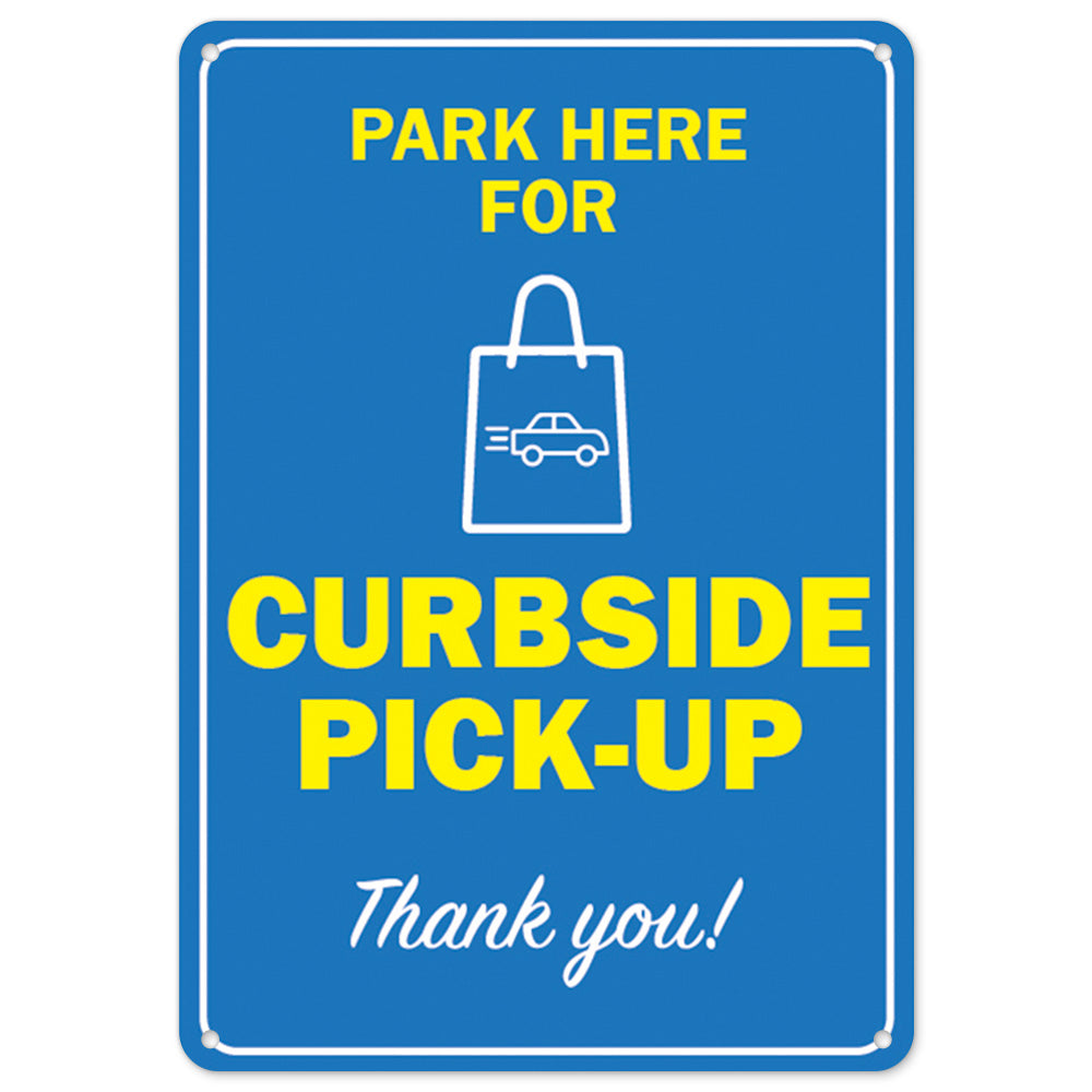 Park Here For Curbside Pick-up