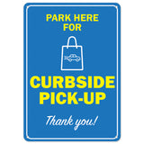 Park Here For Curbside Pick-up