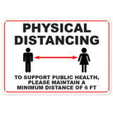 Physical Distancing To Support Public Health 6 Feet