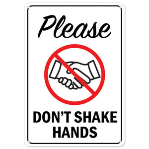 Please Don’t Shake Hands