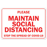 Please Maintain Social Distancing