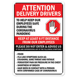 Attention Delivery Drivers Please Do Not Enter