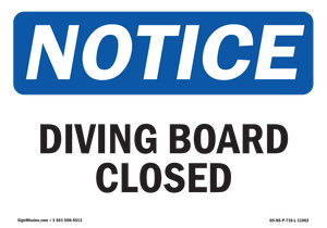 Diving Board Closed