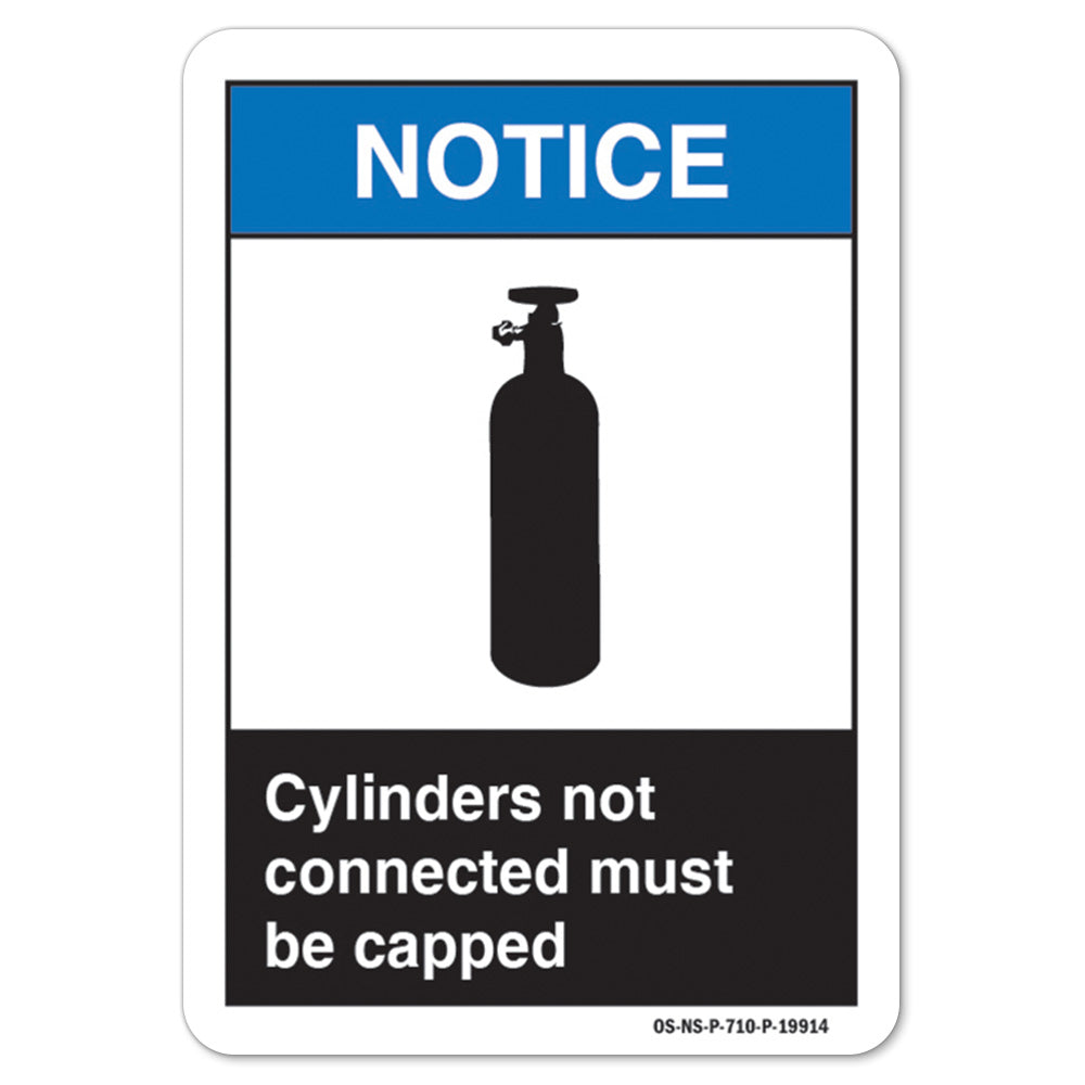 Cylinders Not Connected Must Be Capped