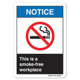 Notice This Is A Smoke-Free Workplace