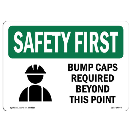 Bump Caps Required Beyond This Point With Symbol