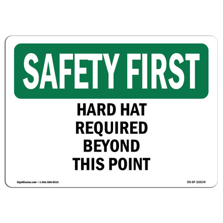 Hard Hat Required Beyond This Point